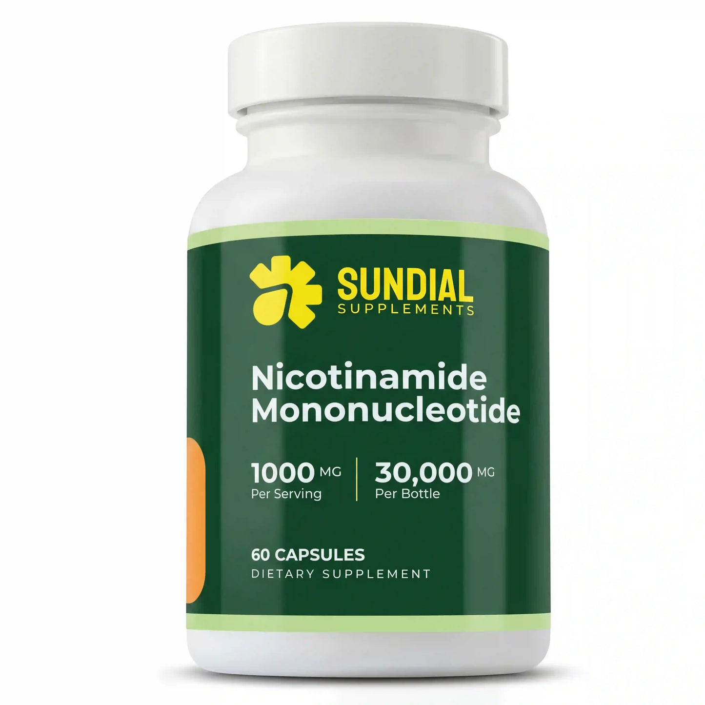 Nicotinamide Mononucleotide NMN 1000 mg - High Strength Formula - Adult Daily Supplement (60 Capsules, 30 Servings)