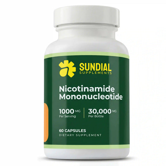Nicotinamide Mononucleotide NMN 1000 mg - High Strength Formula - Adult Daily Supplement (60 Capsules, 30 Servings)