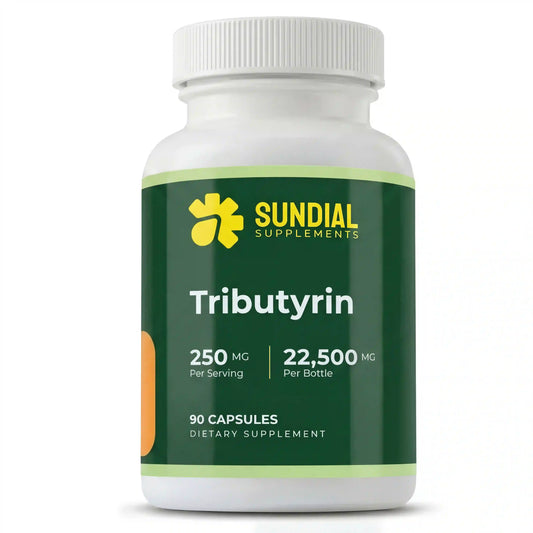 Tributyrin 250 mg Capsule Supplement for Daily Use - Supplement for Adults (90 Capsules, 90 Servings)