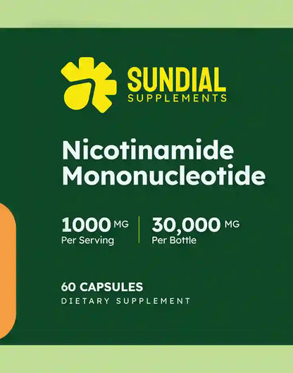 Nicotinamide Mononucleotide NMN 1000 mg - High Strength Formula - Adult Daily Supplement (60 Capsules, 30 Servings)