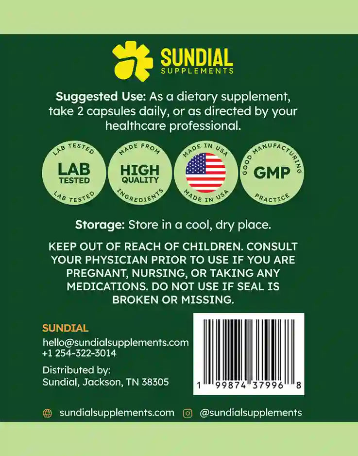 Nicotinamide Mononucleotide NMN 1000 mg - High Strength Formula - Adult Daily Supplement (60 Capsules, 30 Servings)