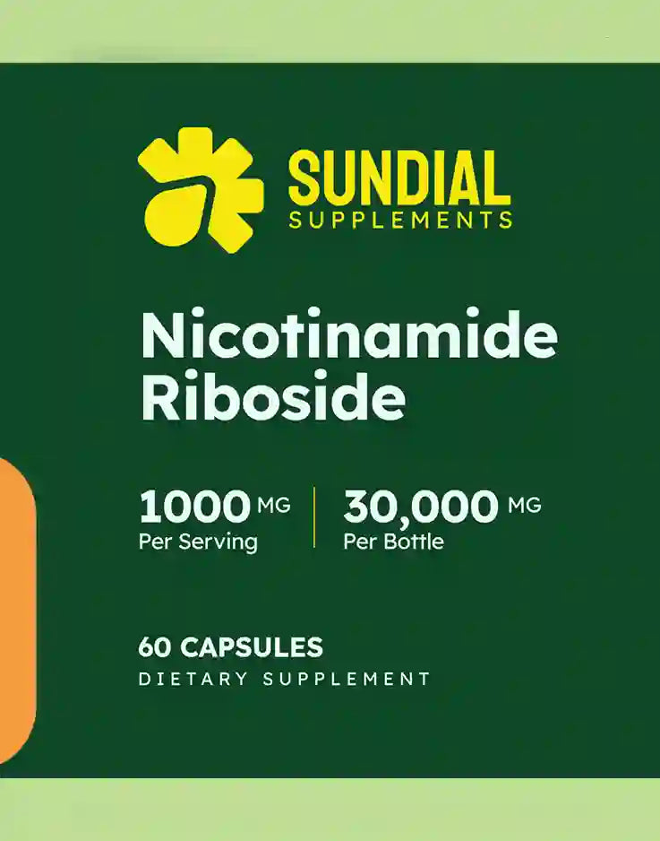 Nicotinamide Riboside NR 1000 mg Daily Capsule - Supplement for Adults (60 Capsules, 30 Servings)
