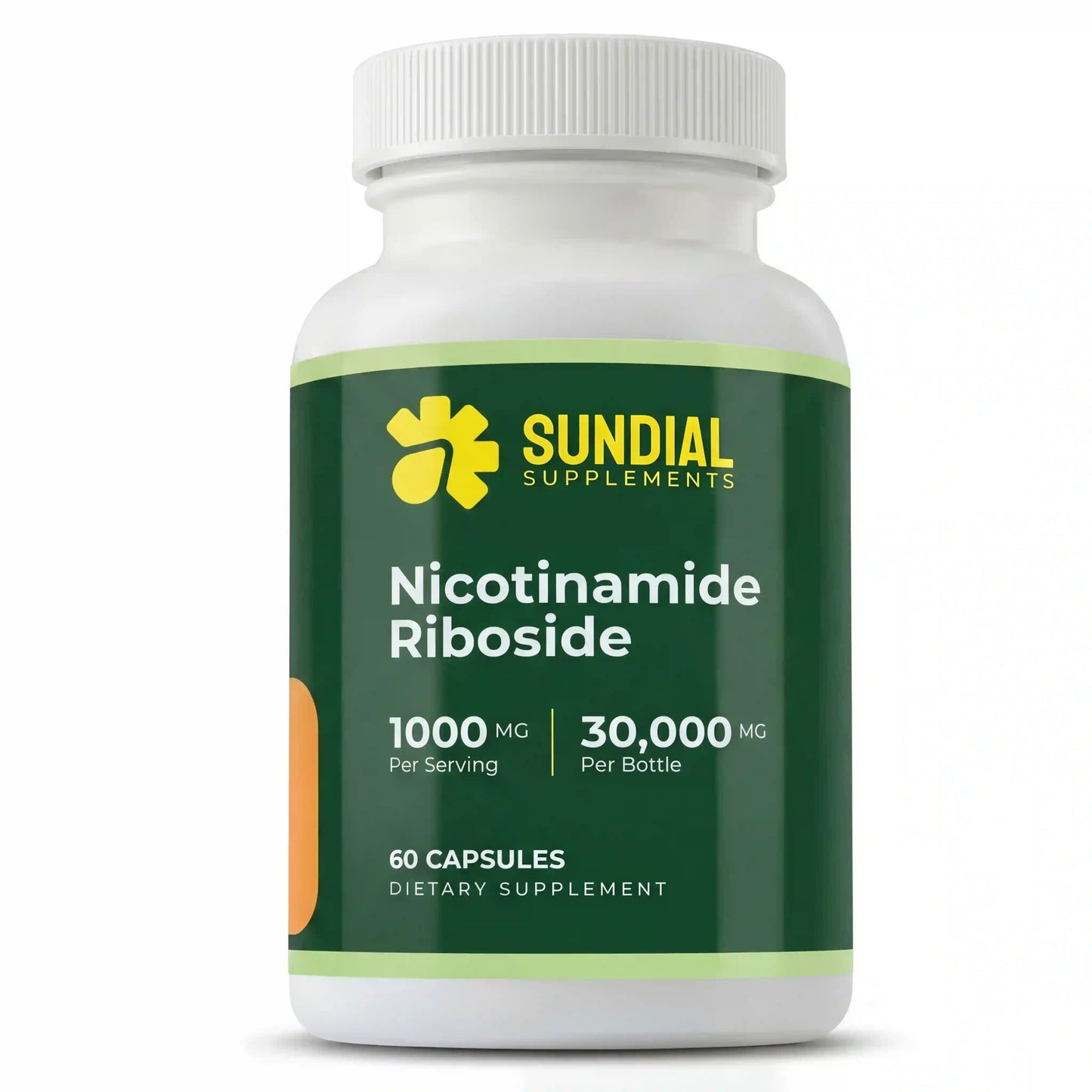 Nicotinamide Riboside NR 1000 mg Daily Capsule - Supplement for Adults (60 Capsules, 30 Servings)