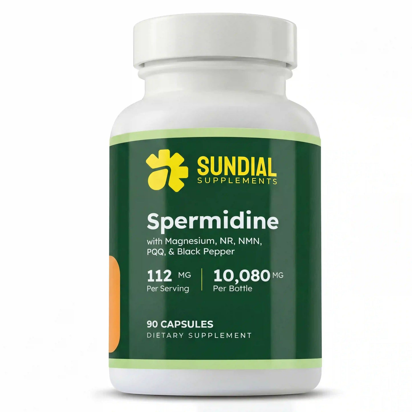 Spermidine 12 mg with Proprietary Blend, NR, NMN, PQQ, Magnesium Bisglycinate, Black Pepper - Adult Daily Supplement (90 Capsules, 90 Servings)